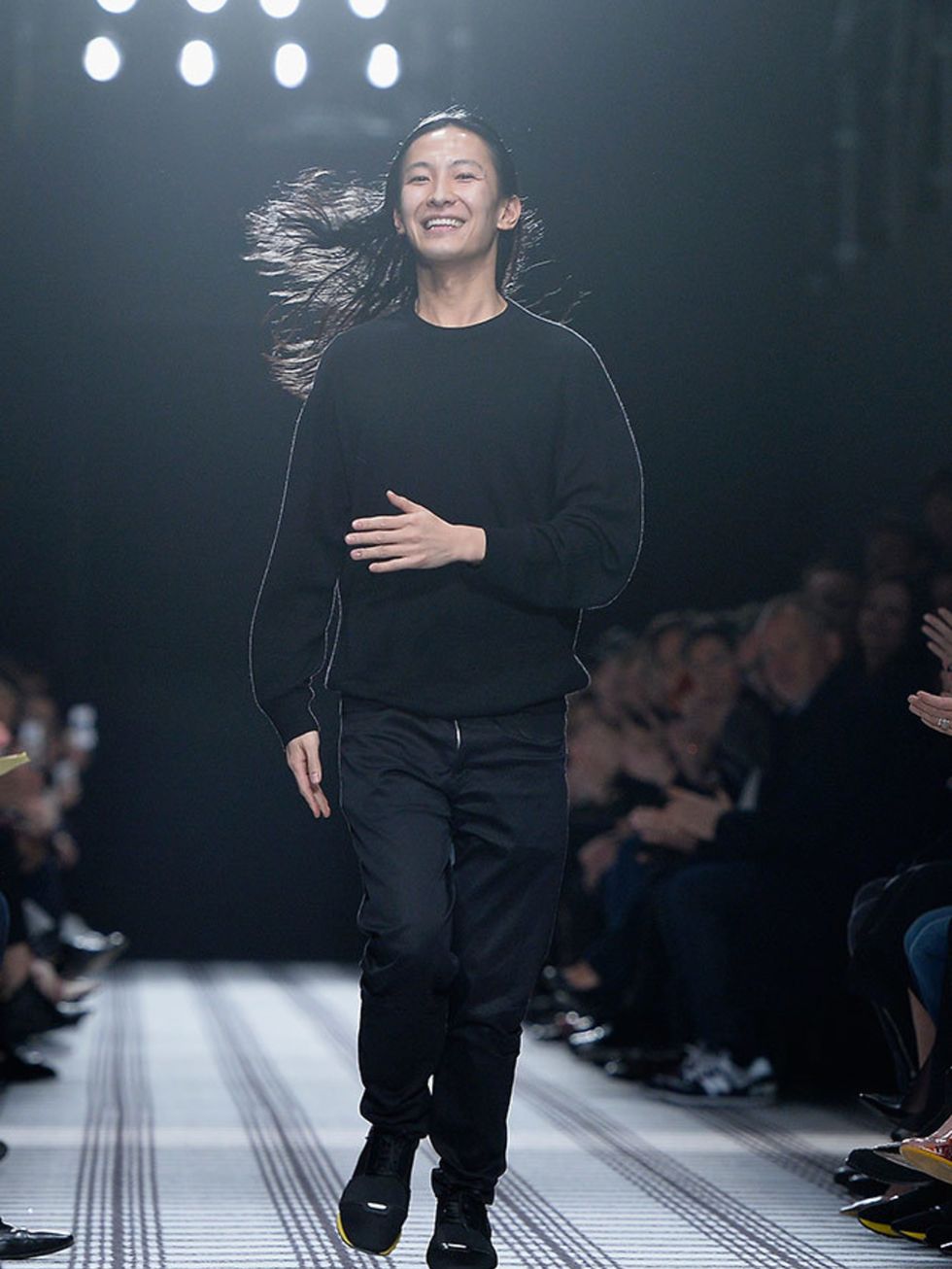 <p><a href="http://www.elleuk.com/tags/alexander-wang" target="_blank">ALEXANDER WANG</a></p>

<p>Saturday will see Wang take the stage with a lot to prove, post-announcement that he&rsquo;s leaving his other gig, Balenciaga. Will we see his eponymous lab