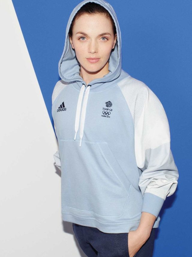 <p>Victoria Pendleton in Adidas Villagewear designed by Stella McCartney</p>