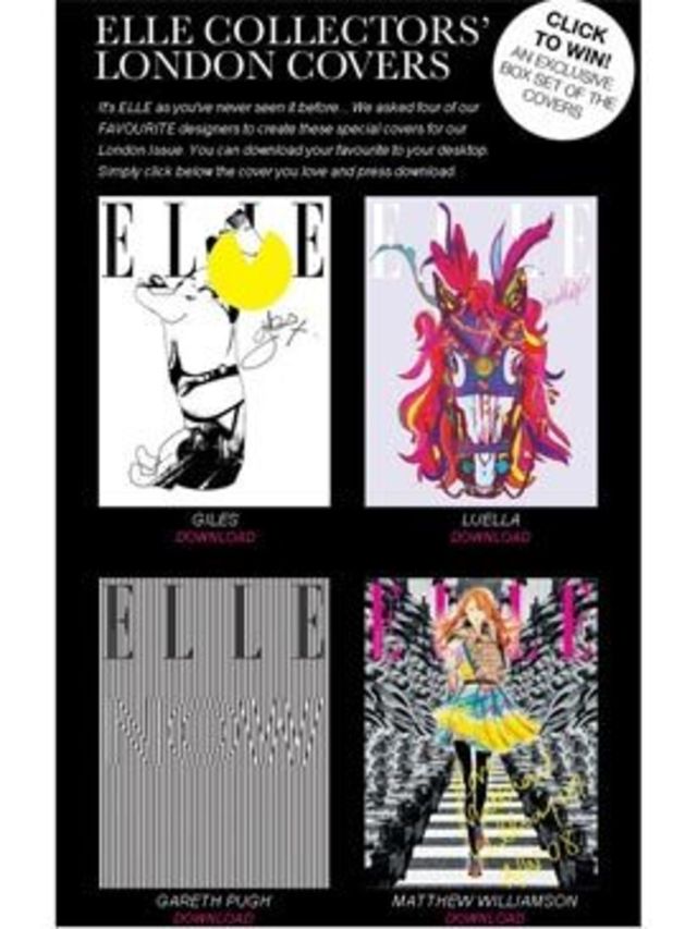 <p>And for the new season, it's not only their catwalk collections that British designers have been fine tuning.</p><p>For ELLE's October issue, The London Issue, four British designers have created their ultimate ELLE covers. And while they may not all b