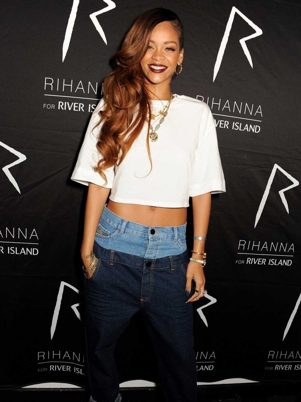 <p>Rihanna arriving at DSTRKT for her River Island launch party</p>