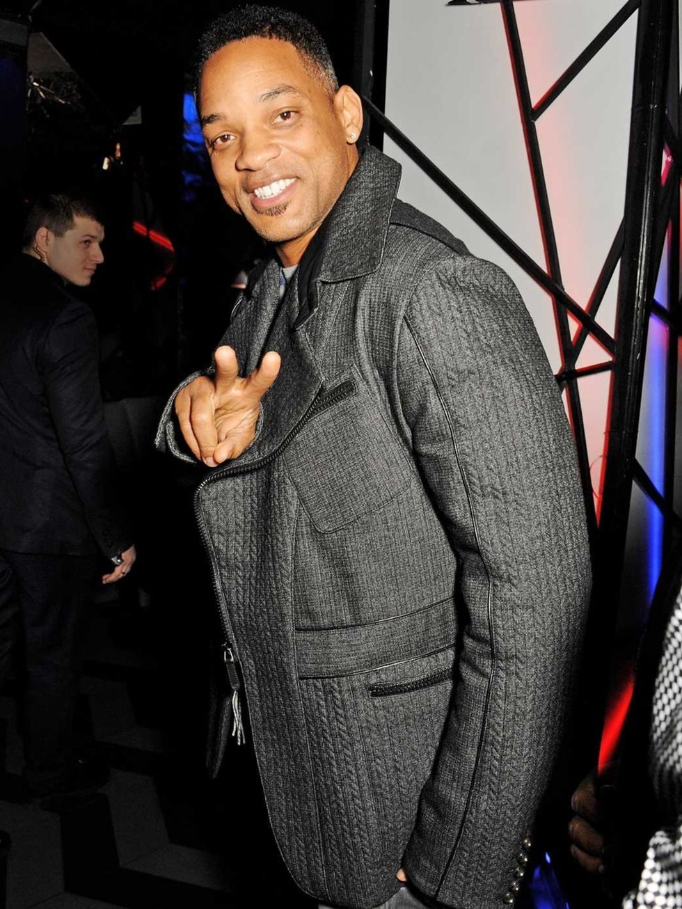 <p>Will Smith at DSTRKT for Rihanna's River Island launch party</p>