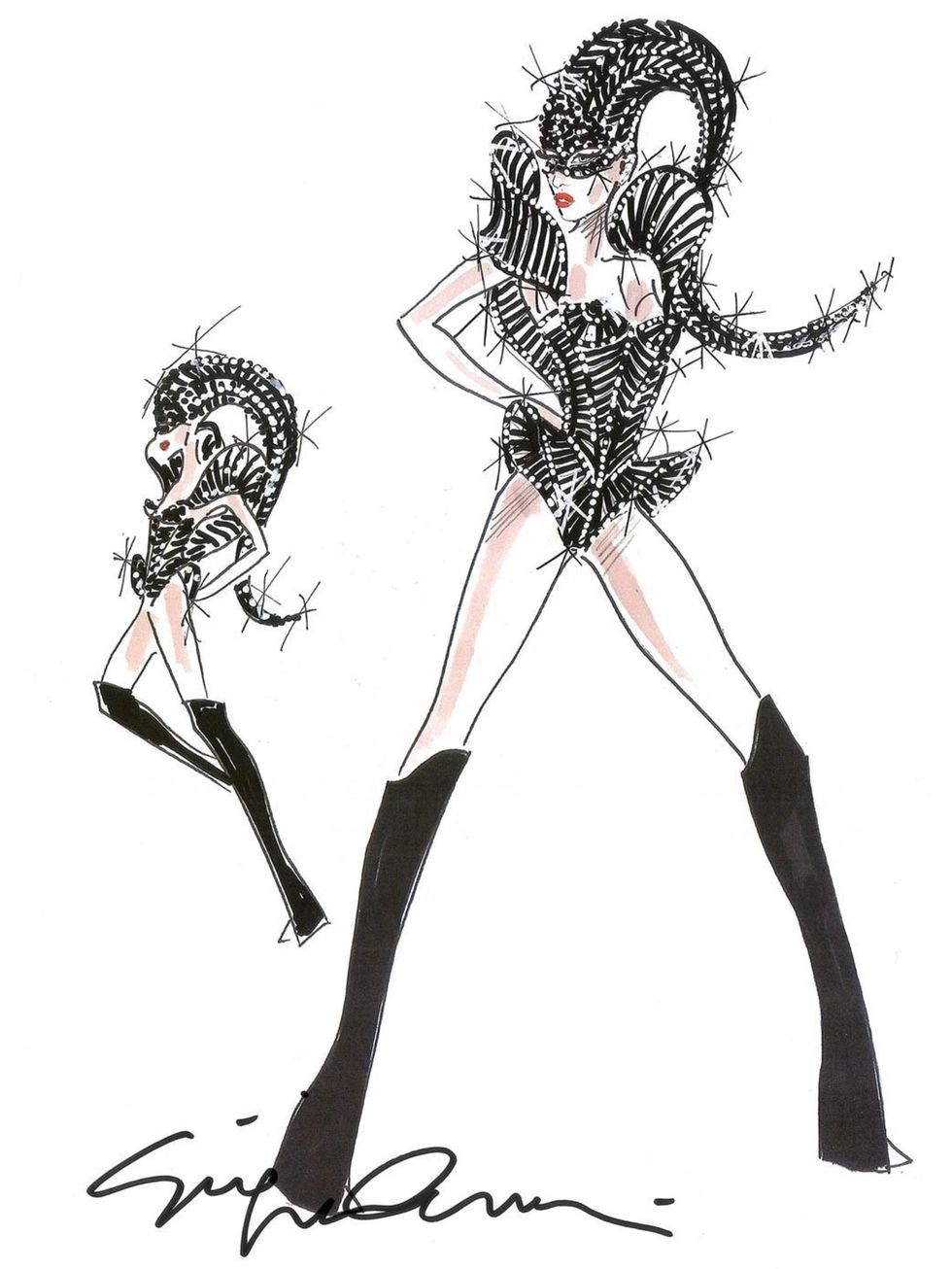 Lady-Gaga-born-this-way-ball-giorgio-armani-custom-outfit-01