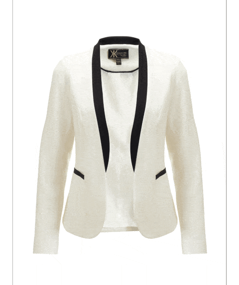 White tuxedo jacket, £65