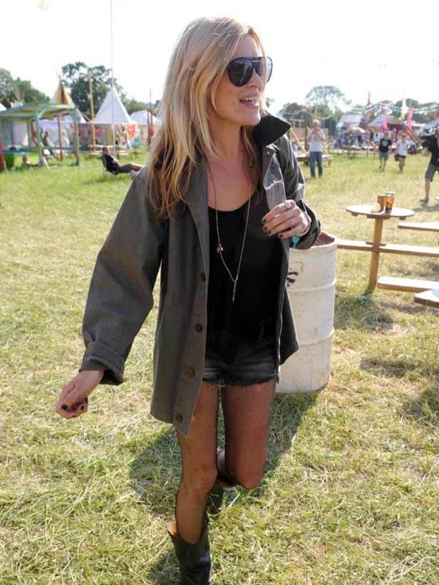 <p>Kate Moss at a music festival</p>