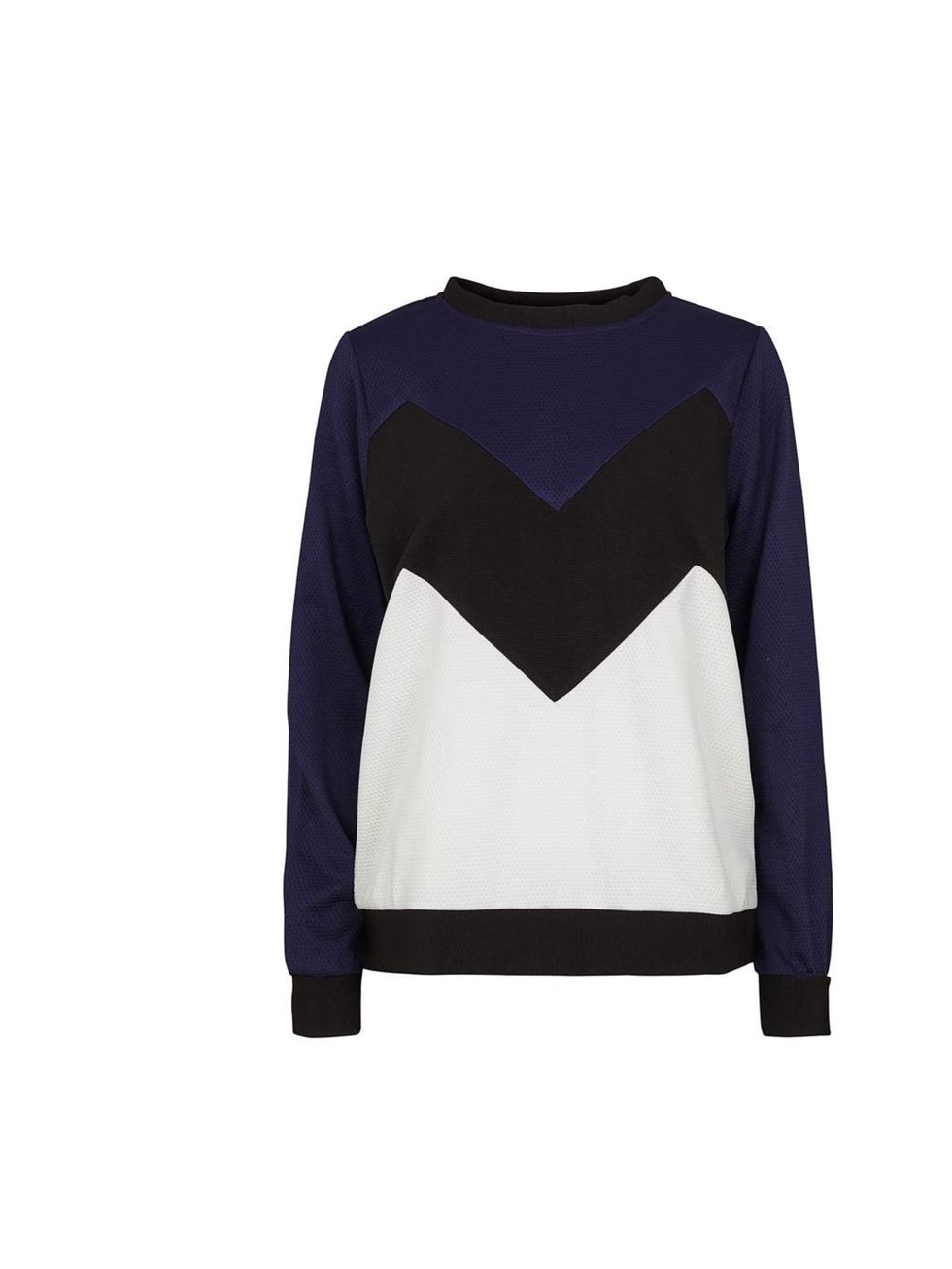 <p>Production Editor Fern Ross is using the recent cold snap as an excuse for a new jumper - every cloud has a silver lining!</p><p><a href="http://femalefirst.dk/en/clear-sweat?color=Blue&siz">Second Female</a> sweatshirt, £66</p>