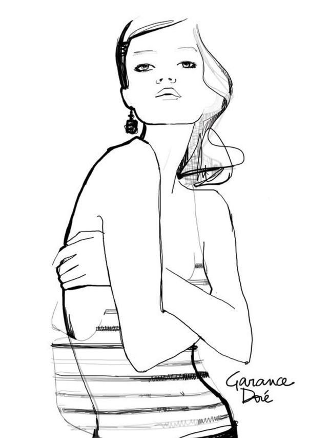 <p>Garance Dore's vest illustration</p>