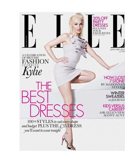 <p><a href="http://www.elleuk.com/star-style/celebrity-style-files/kylie-minogue">Kylie Minogue</a>, January 2013. </p><p>Every 2013 digital edition is now on sale for £1.49! <a href="https://itunes.apple.com/gb/app/elle-magazine-uk/id469353635?mt=8&amp;a