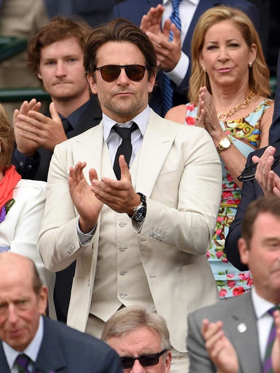 Bradley Cooper at Wimbledon 2015 in London.