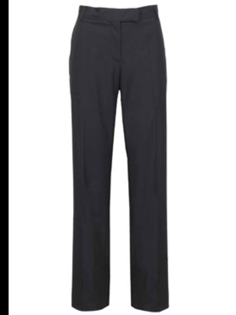 <p>Black trousers £245 by <a href="http://www.stellamccartney.com">Stella McCartney</a>
  </p>
