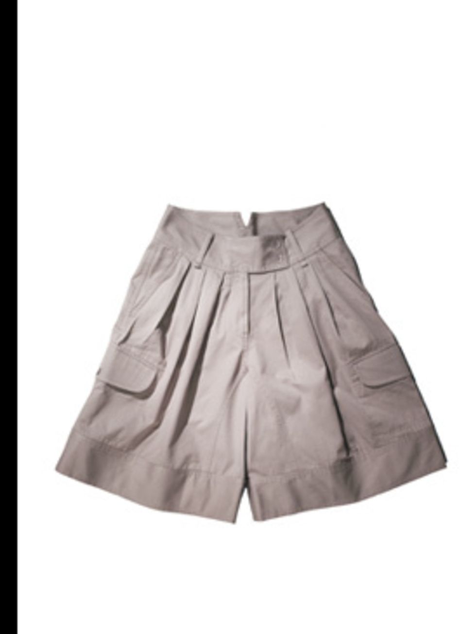 <p>Grey cotton shorts, £35 by Gap, for stockists 0800 427 789</p>