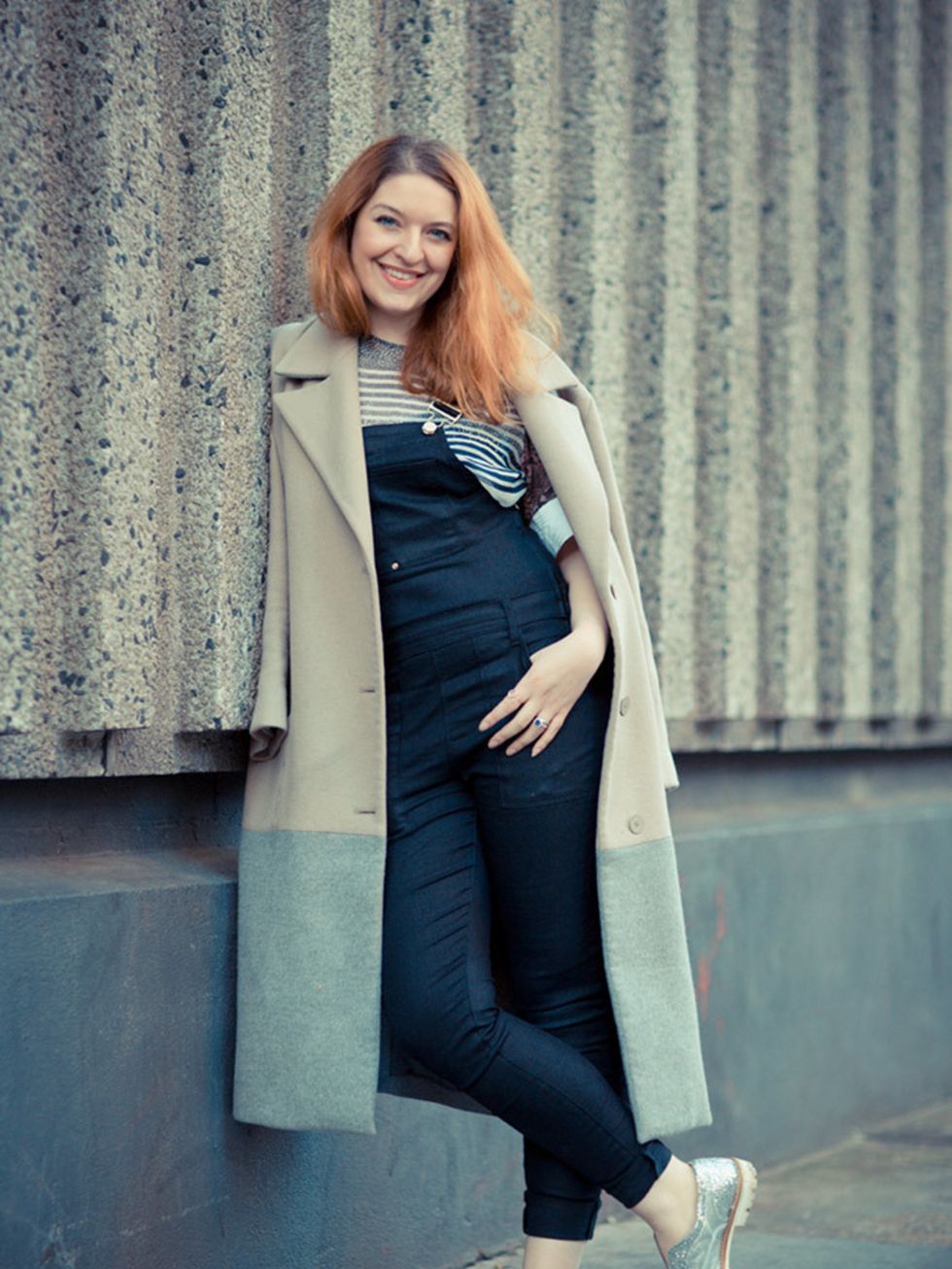 <p>Natasha Pearlman - Deputy Editor.</p>

<p>Richard Nicoll coat, Preen top, Frame Denim dungarees and L&rsquo;F shoes.</p>