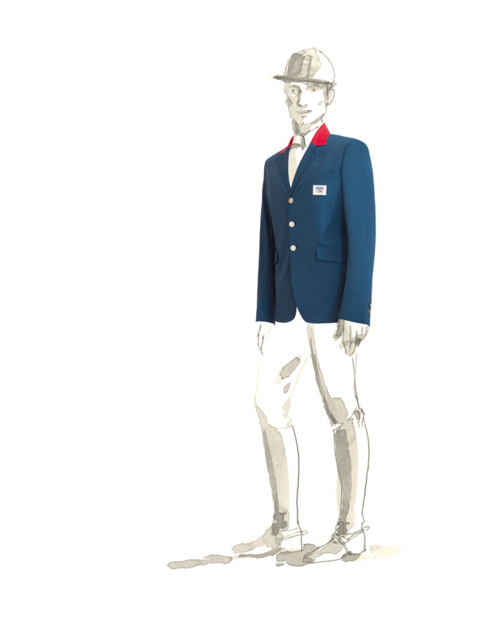 <p>The <a href="http://www.elleuk.com/catwalk/designer-a-z/hermes/autumn-winter-2012">Hermes</a> equestrian jacket for the French Olympic team, London Olmypics 2012</p>