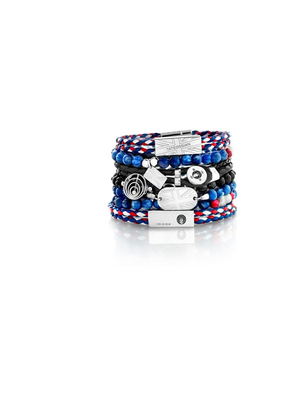 <p>Tateossian bracelets, from £85, for stockists call 0207 384 8336</p>