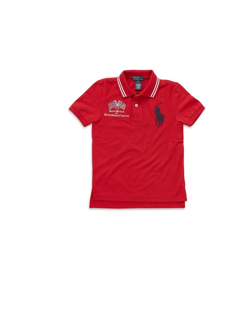 <p>Ralph Lauren 'Summer Sport Big Pony' polo shirt  £90, at <a href="http://www.harrods.com/product/olympic-big-pony-polo-shirt/ralph-lauren/000000000002773854">Harrods.com</a></p>