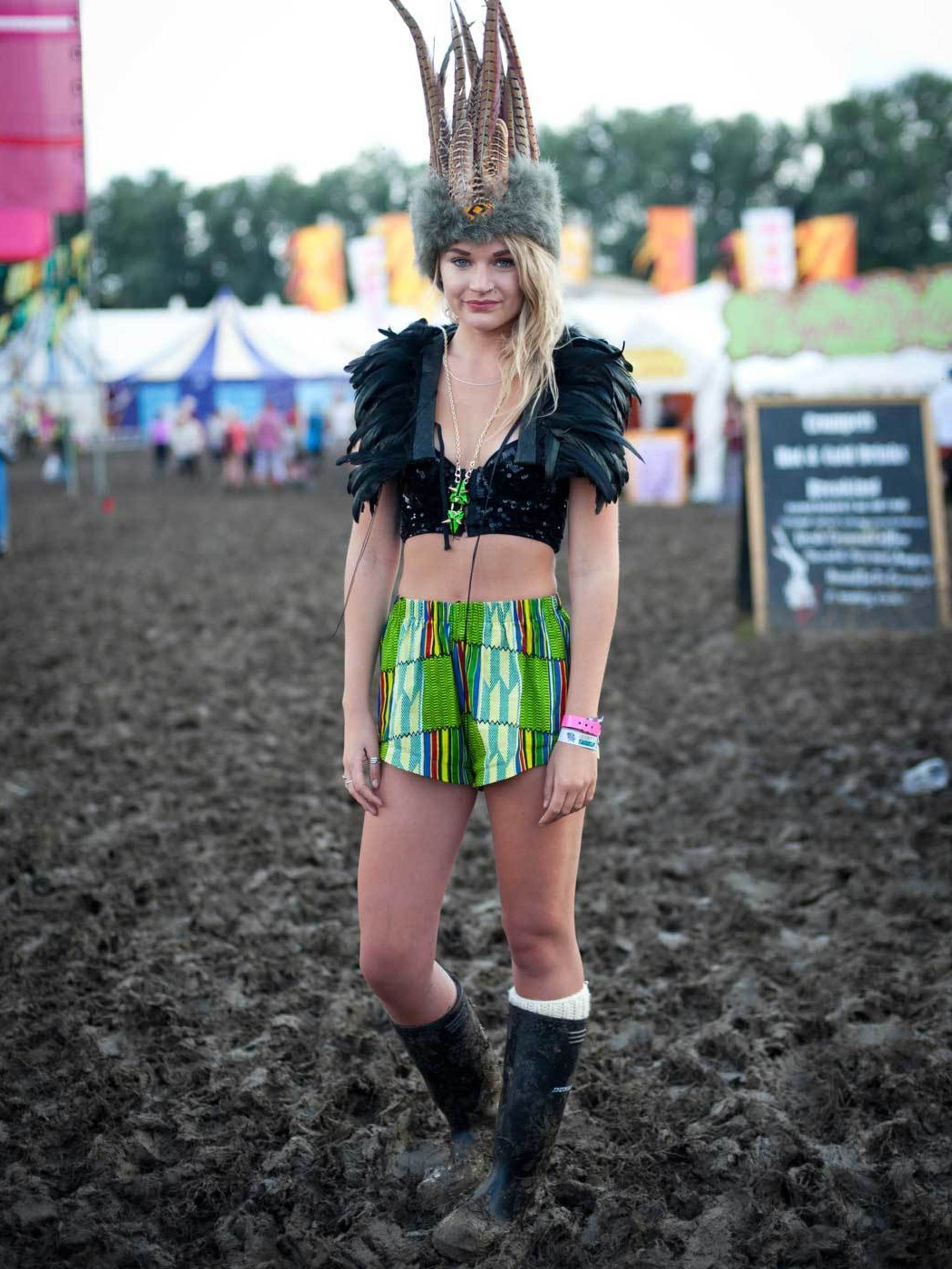 festival themed garden party outfit