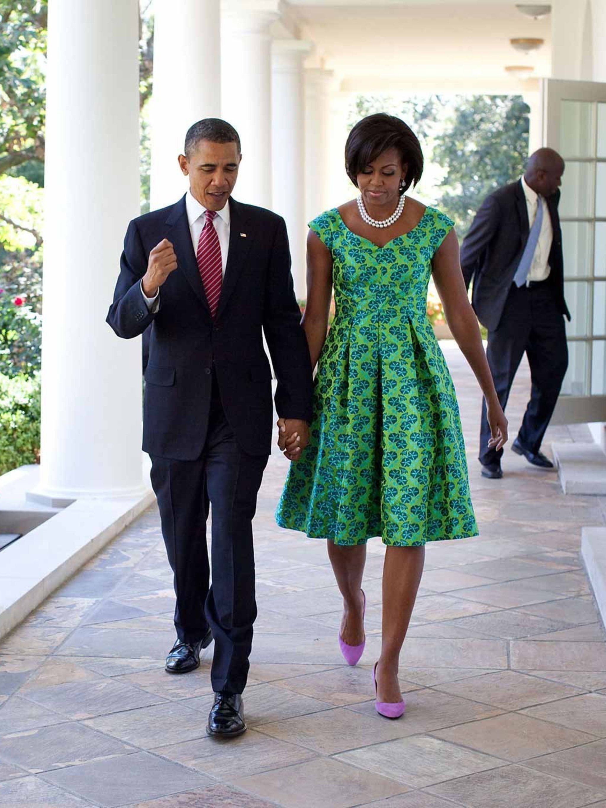 Michelle Obama s Best Looks From Naeem Khan Gown To Carolina Herrera Shift Dresses