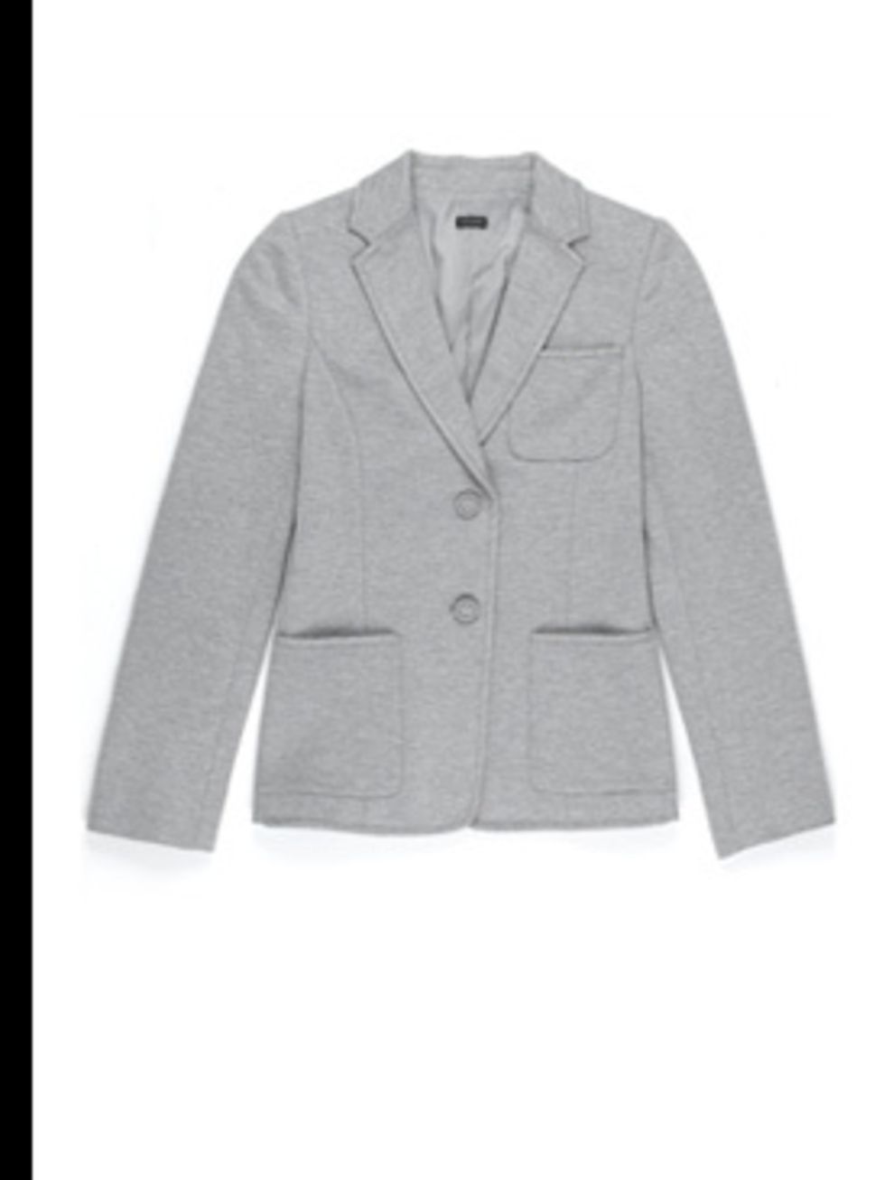 <p>Jersey jacket, £335 by Joseph, for stockists 0207 610 8441</p>