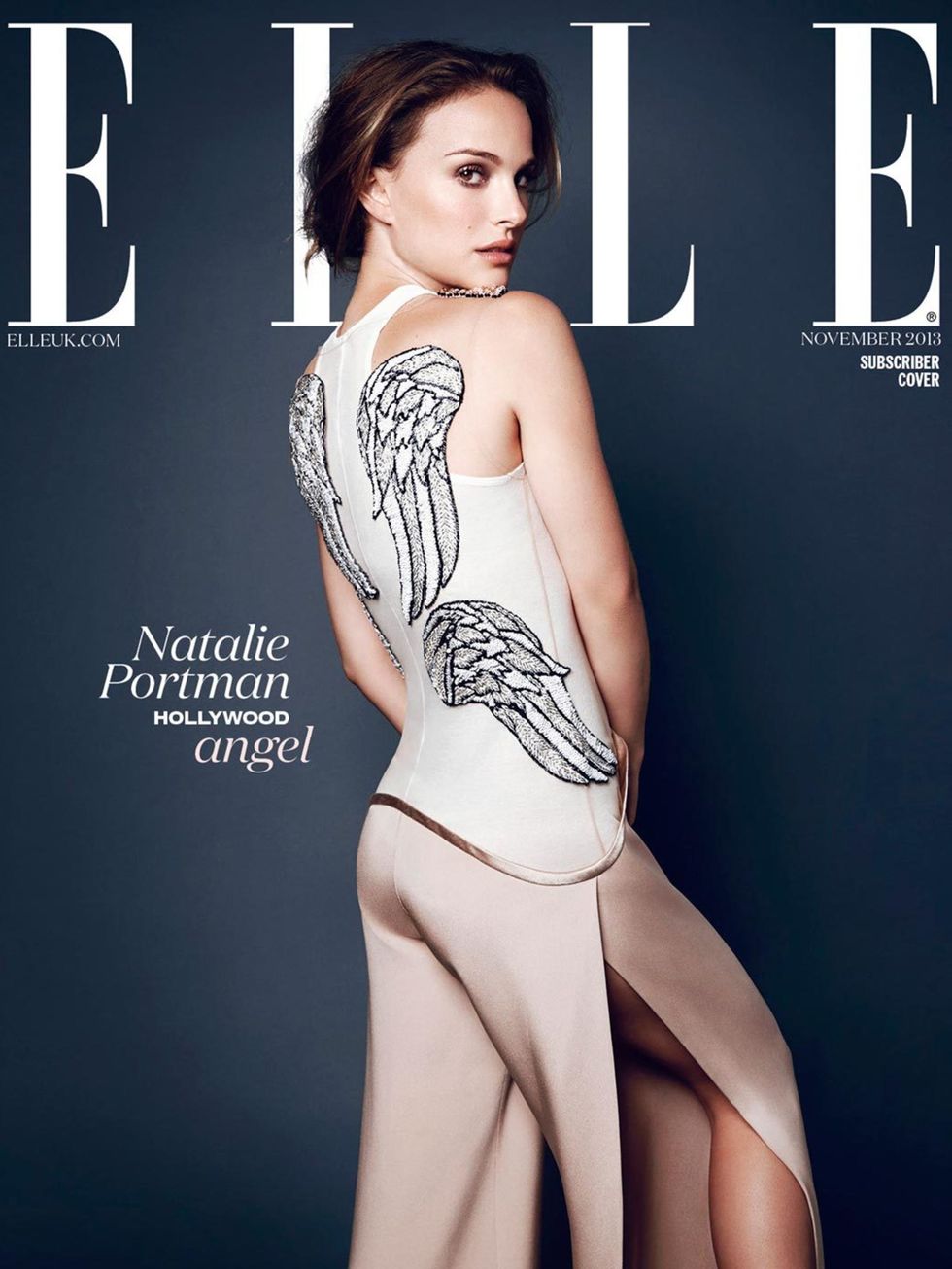 <p>Natalie Portman on ELLE's November 2013 subscriber cover</p>