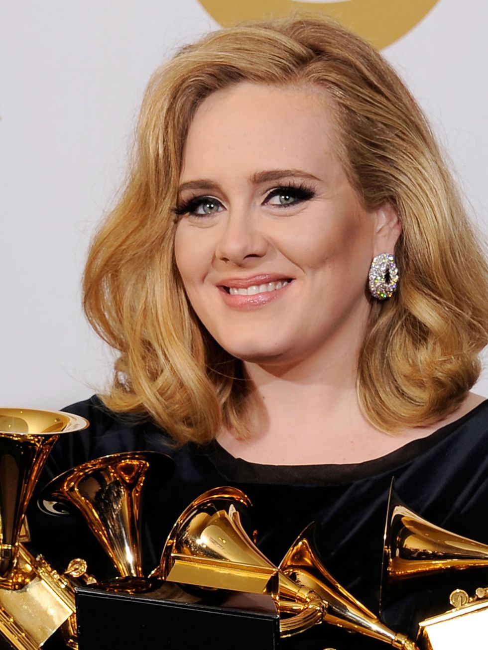 <p>Adele at the 2012 Grammy Awards</p>