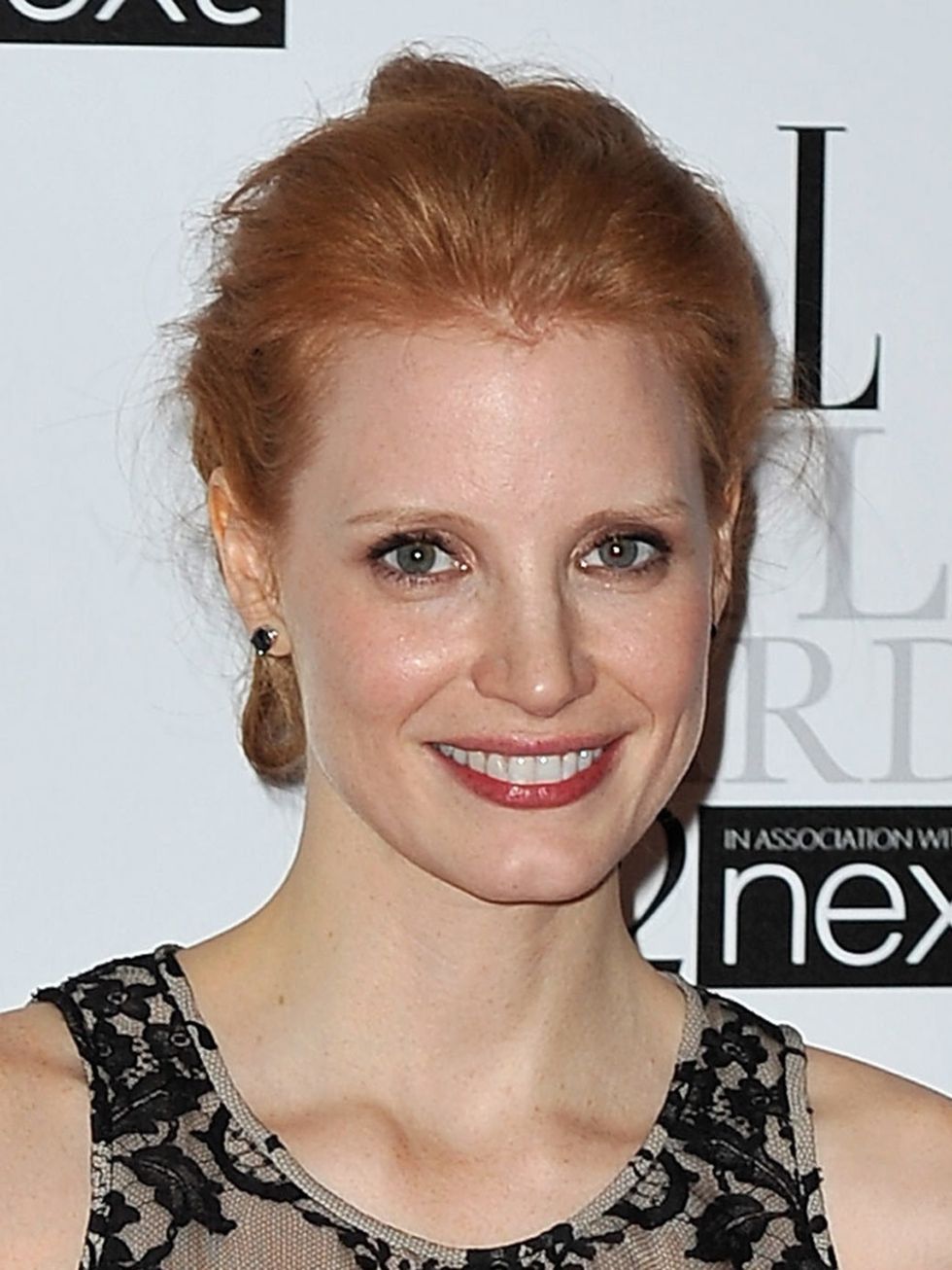 <p>Jessica Chastain at the 2012 ELLE Style Awards</p>