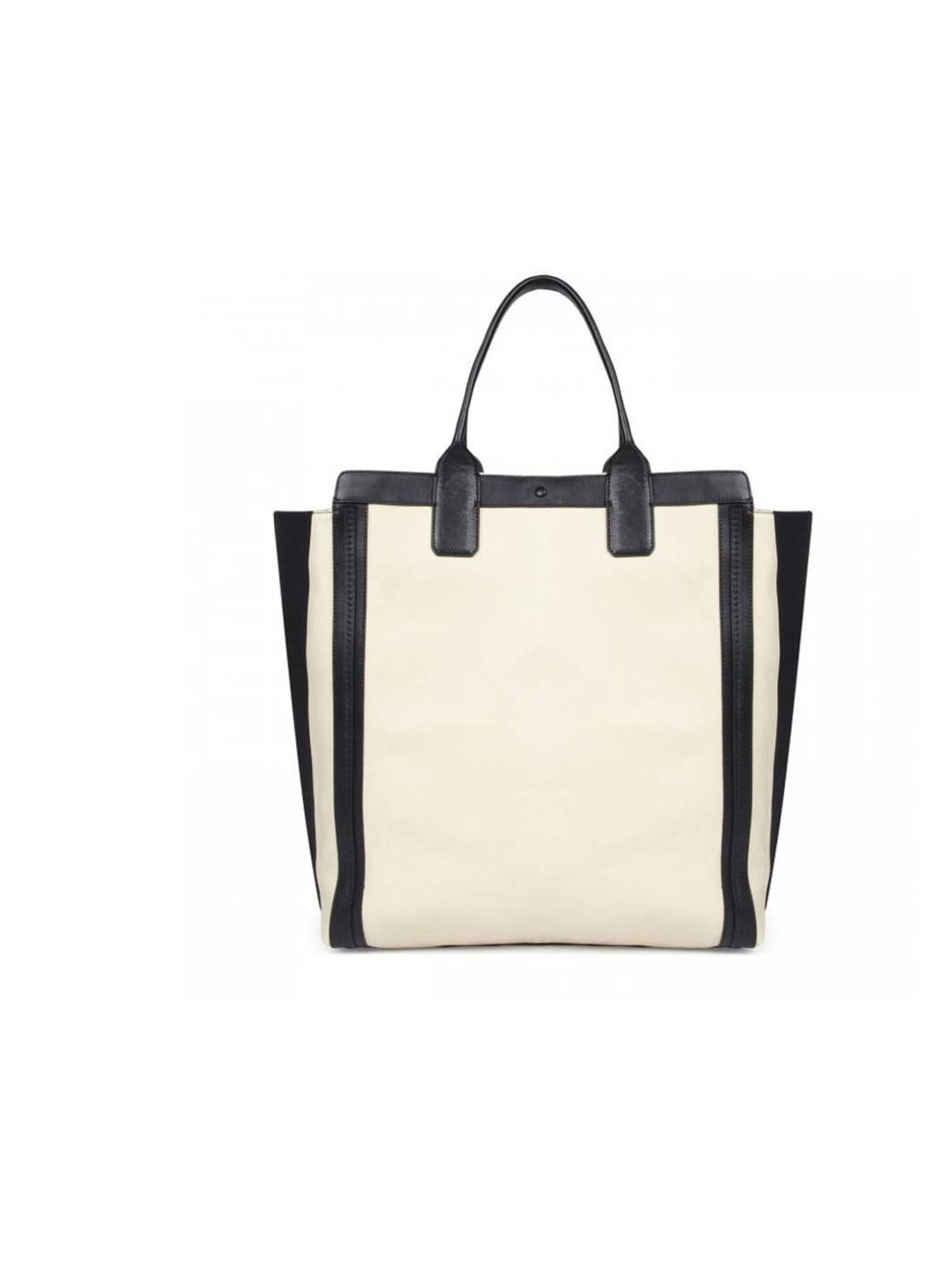 <p>Chloe bag, £885, at <a href="http://www.harveynichols.com/womens/categories-1/designer-bags/totes/s442621-alyson-leather-tote.html?colour=WHITE+AND+BLACK">Harvey Nichols</a></p>