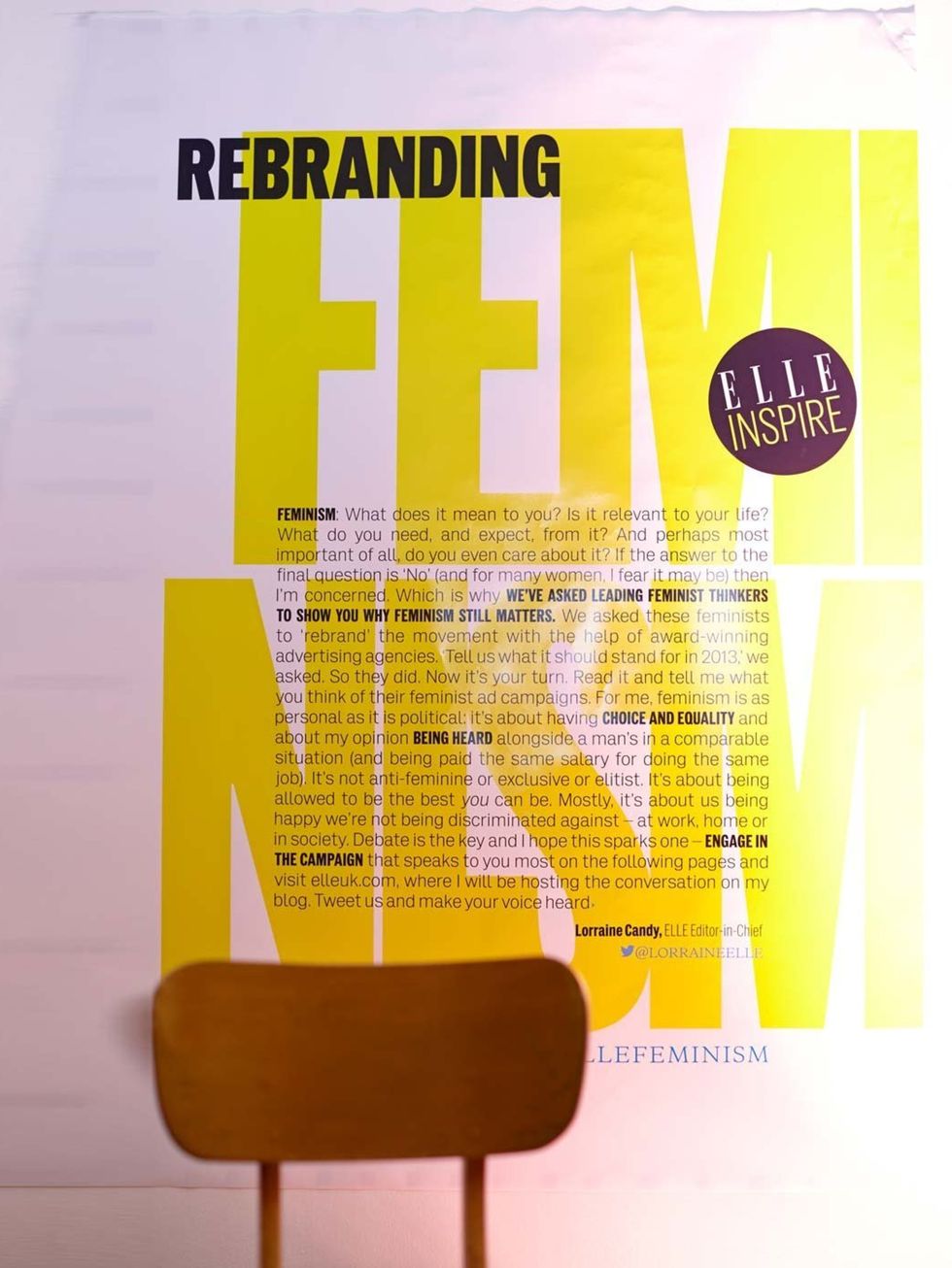 <p>ELLE asks: Does Feminism Need a Rebrand?</p>