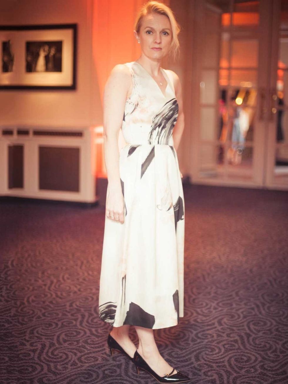 <p>Lorraine Candy - Editor-In-ChiefChristopher Kane dress, Rupert Sanderson shoes, Christian Louboutin clutch.</p>