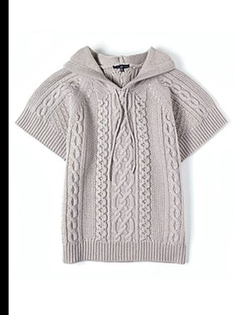 <p>Short sleeved hooded jumper, £45, by Gap, for stockists call (0800 427 789)</p>