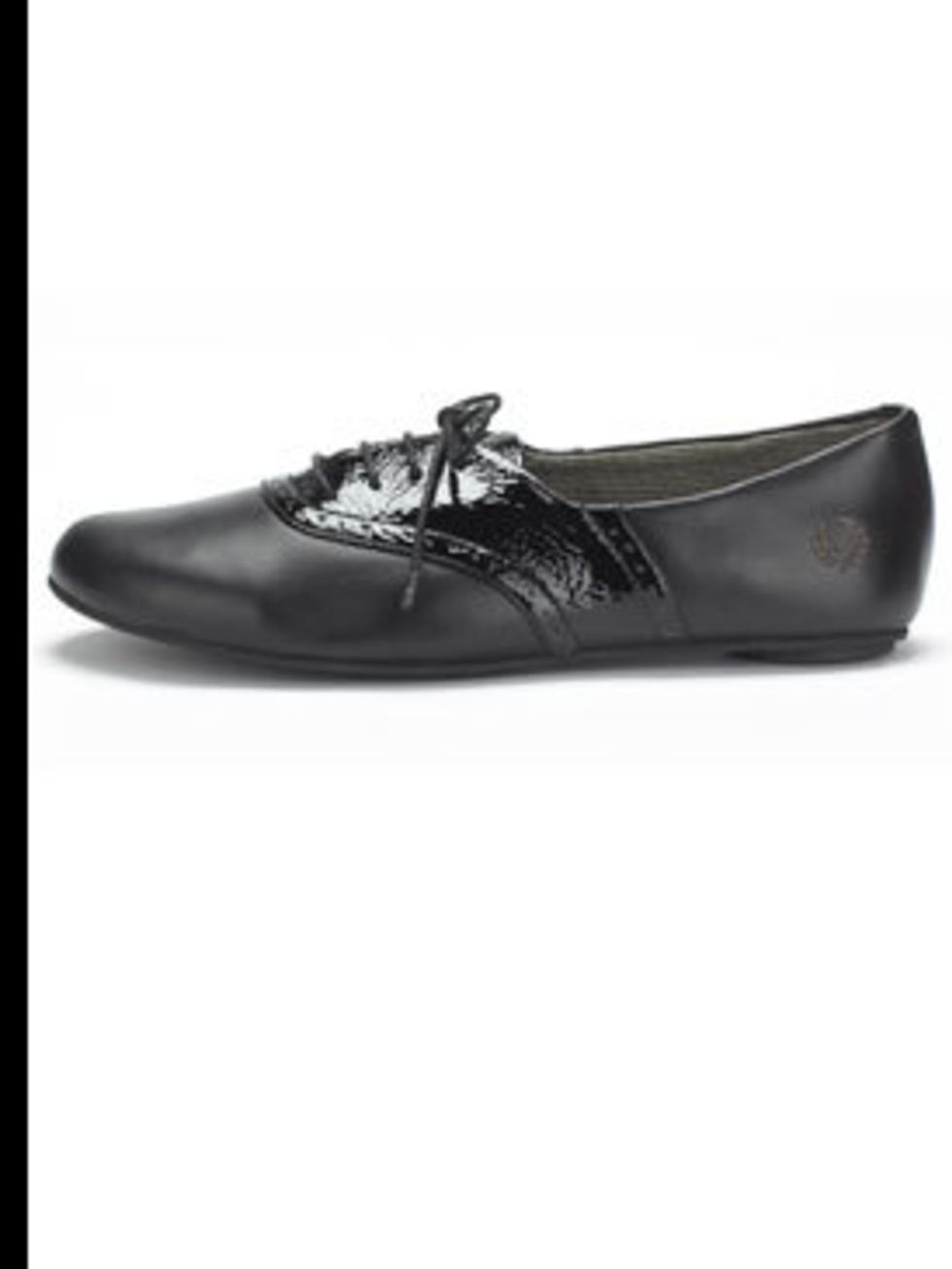 <p>Black patent brogues, £60, by Fred Perry at <a href="http://www.office.co.uk/perl/go.pl/home.html">Office</a></p>