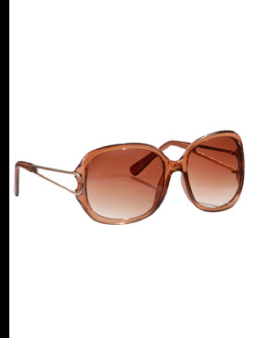 <p>Round tan sunglasses, £6, Matalan, 0845 330 333</p>