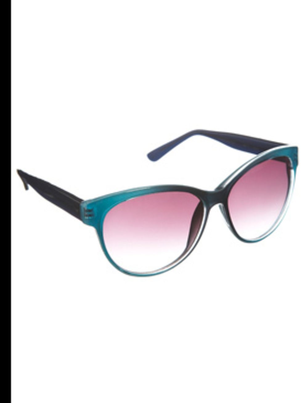 <p>Blue sunglasses, £14, Warehouse, 0870 122 8813</p>