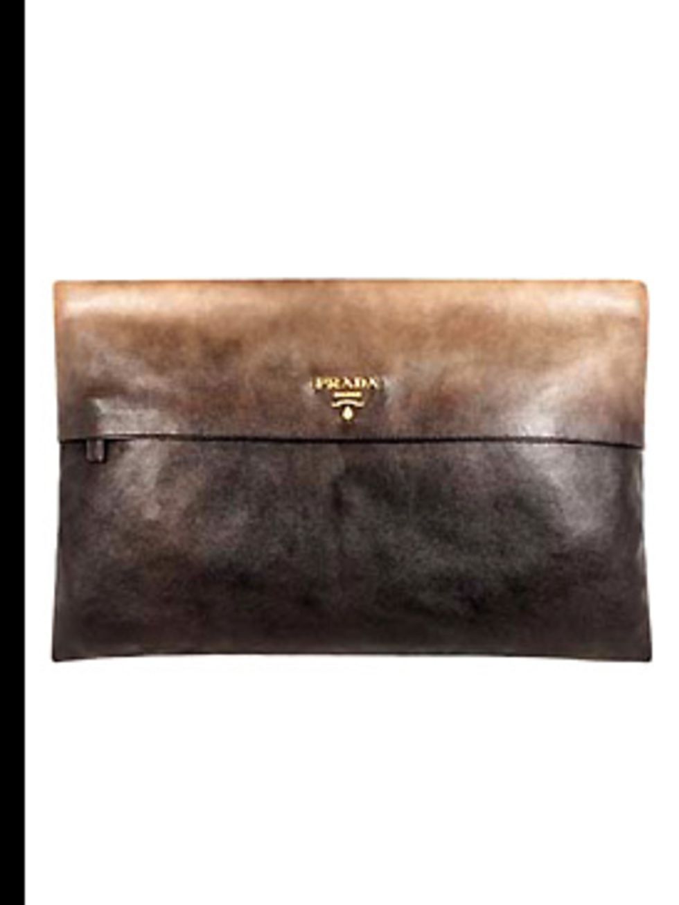 <p>Envelope clutch from £525 by Prada, for stockists call 020 7235 0008</p>