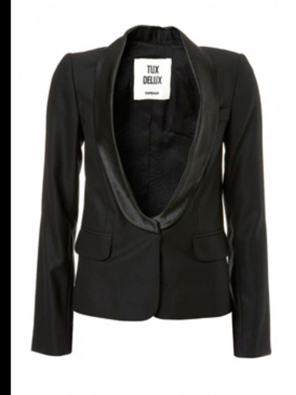 <p>Chic seperates make you look instantly pulled together this autumn. Tux Delux, £65.00 from Topshop. For stockists call 0845 121 4519</p>