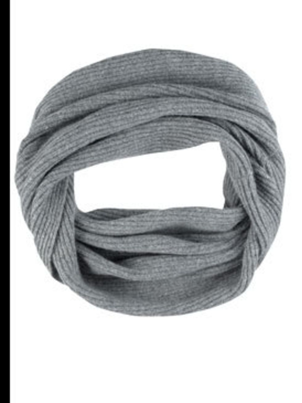 <p>Grey snood, £15, by Marks &amp; Spencer (0845 302 1234)</p>