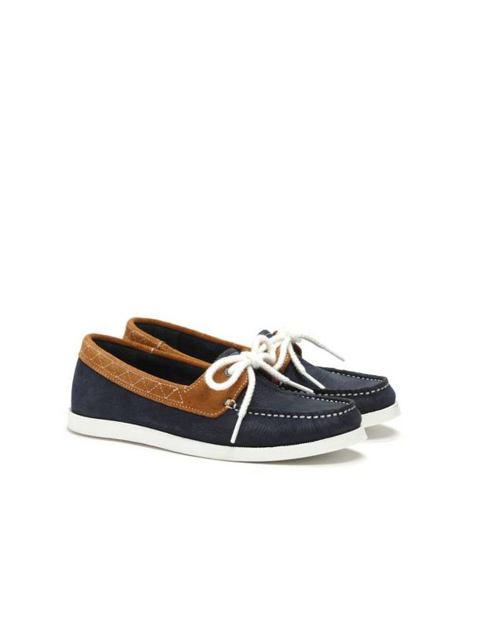 <p>Navy suede deck shoes, £95, by Pointer at <a href="http://www.elleuk.com/fashion/need-to-know/Dover-Street-Market">The Three Threads</a></p>