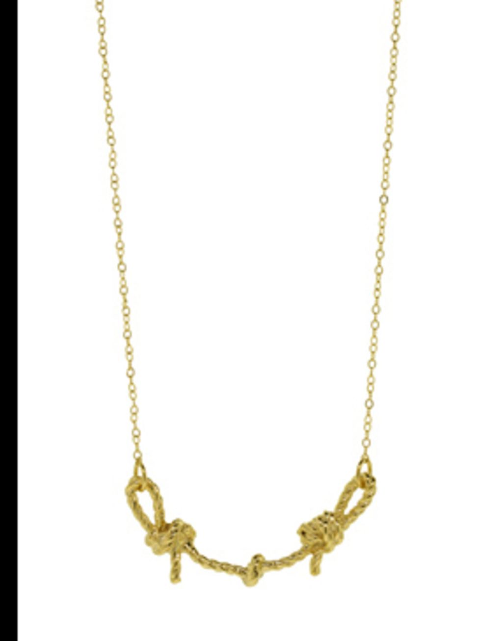 <p>Friendship Knot necklace, £135, by Sunday's Best at <a href="http://www.kabiri.co.uk/jewellery/necklaces/friendship_knot_necklacesilver">www.kabiri.co.uk</a></p>