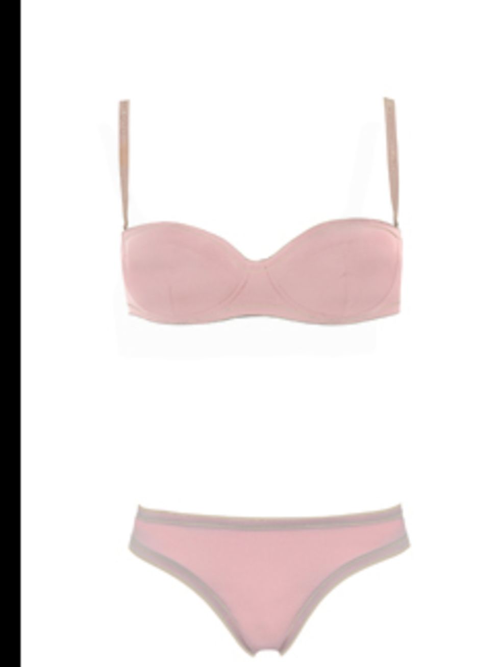 <p>Pink bra, from £33, and knickers, from £23, by D&amp;G, for stockists call 02074959250</p>