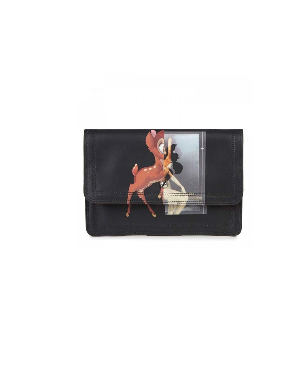 <p>When Shakespeare said 'I burn, I pine, I perish', I think he was probably talking about this Bambi-print clutch bag.</p><p>Givenchy clutch, £1340 at <a href="http://www.harveynichols.com/new-in/new-in-categories/new-in-women/s456910-bambi-print-leather