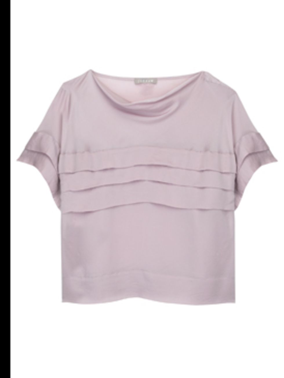 <p>Pink blouse, £139, by Jigsaw. For stockists call 020 8392 5600</p>