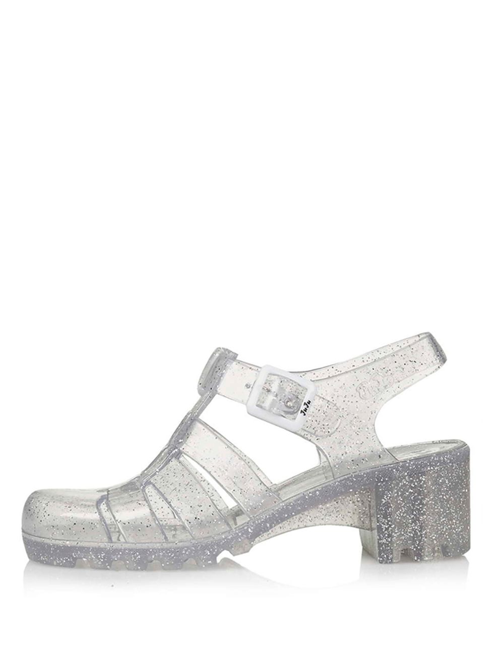 <p>Not into the trainers and skirt combination? Jelly Sandals are just genius for slipping on during your work commute. (These one&rsquo;s are only &pound;7) <a href="http://www.topshop.com/webapp/wcs/stores/servlet/ProductDisplay?langId=-1&amp;storeId=12