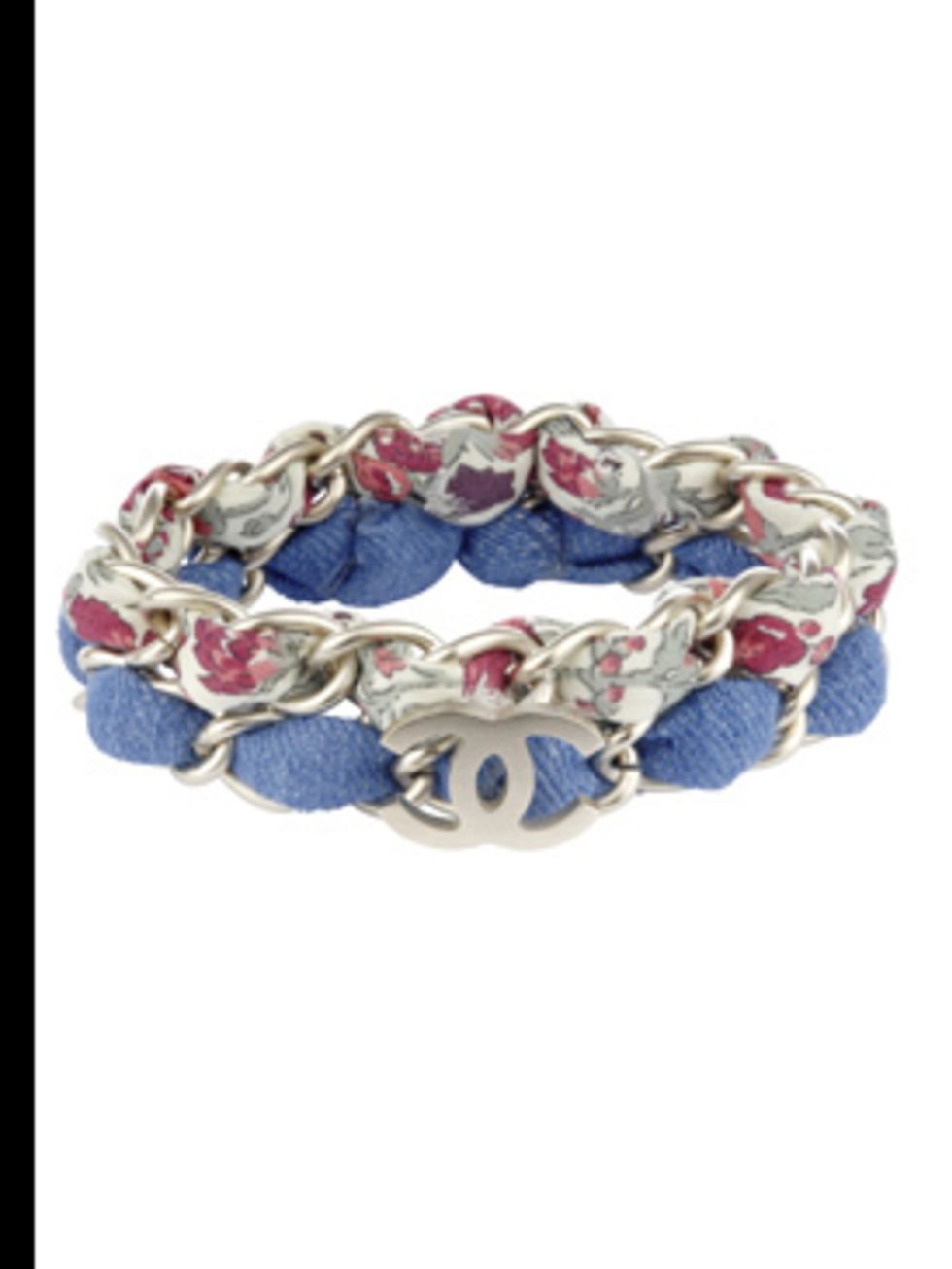 <p>Floral chain bracelet, £360, by Chanel. For stockists call 020 7493 5040 </p>