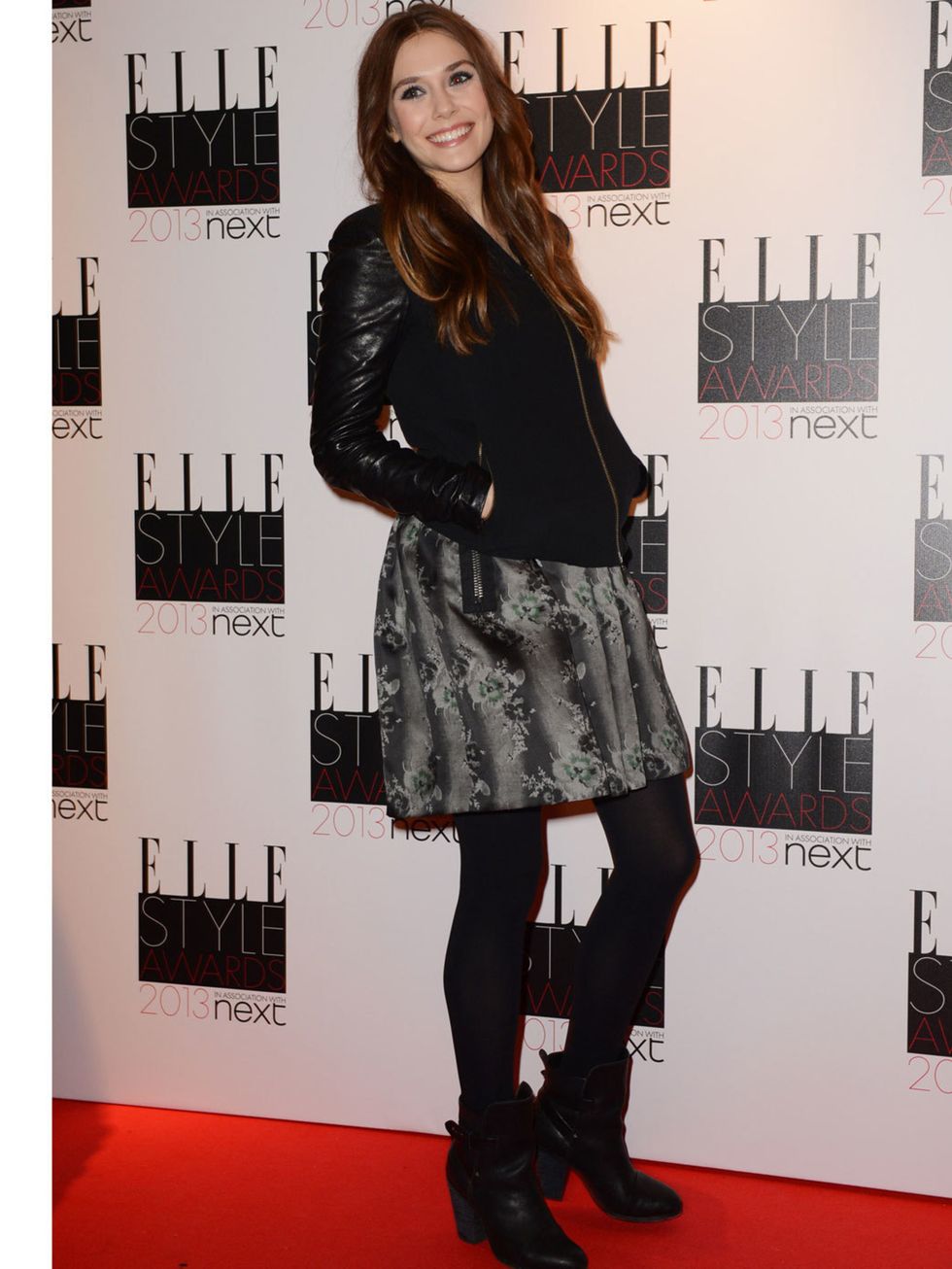 <p>Elizabeth Olsen, ELLE Style Awards 2013</p>