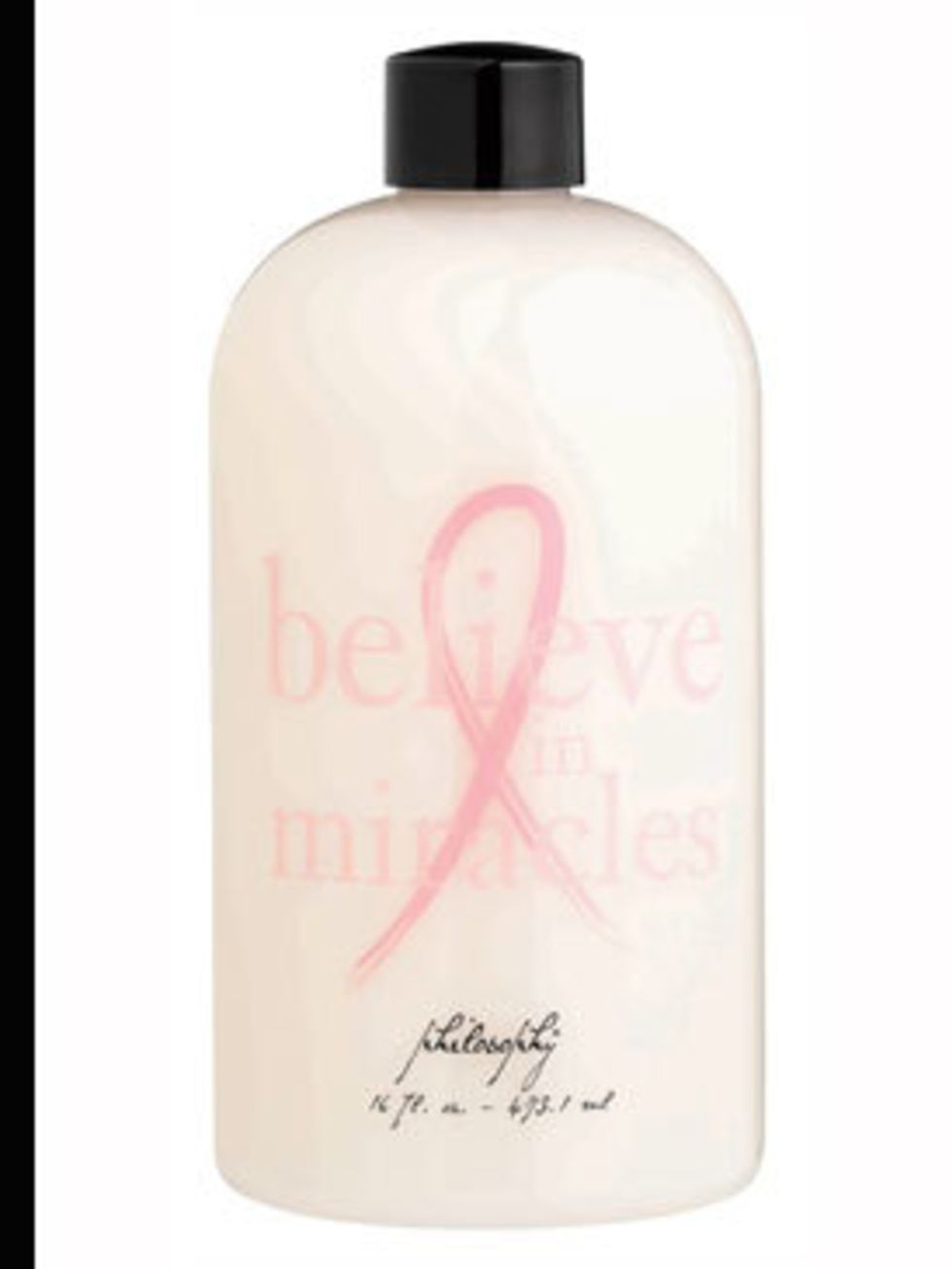 <p>Shower gel, £17 from Philosophy, 0870 990 8452. 100% of net proceeds goes to Breast Cancer Care.</p>