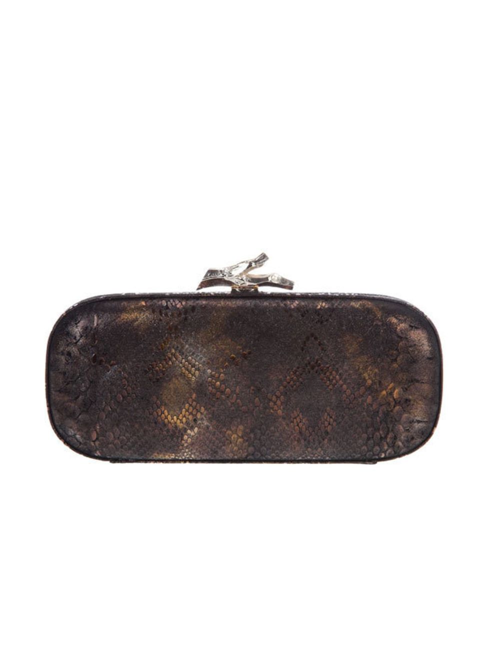 <p>Diane von Furstenburg snake embossed clutch, £230, at <a href="http://www.farfetch.com/shopping/women/diane-von-furstenberg/bags-purses/item10075961.aspx">farfetch.com</a></p>