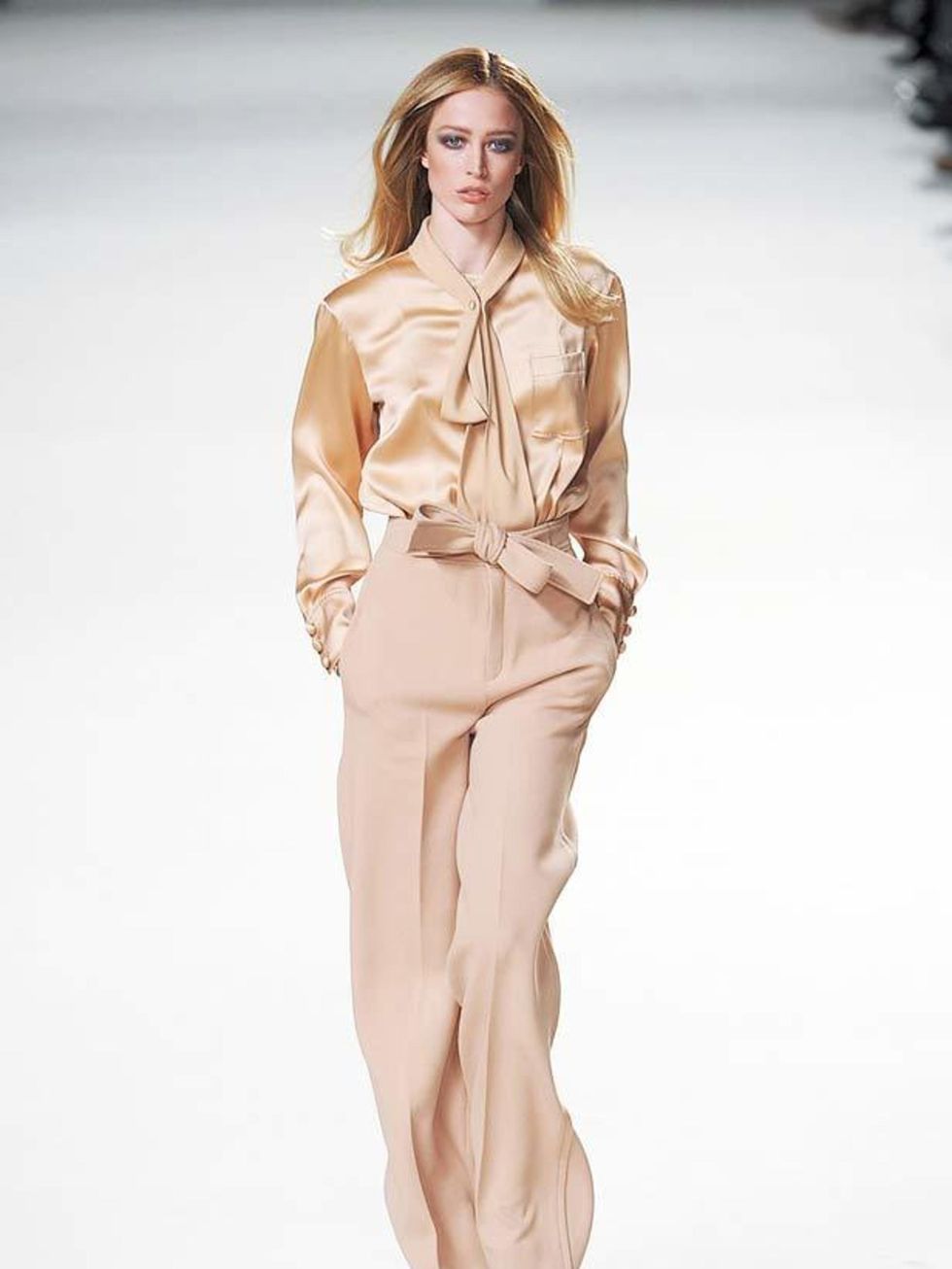 <p><strong>1970s Heroine:</strong> You may have noticed already that camel is set to be the colour of the season. A cashmere coat in a variation of the shade is going to be a vital part of your wardrobe come winter, but for now focus on tailoring. The loo