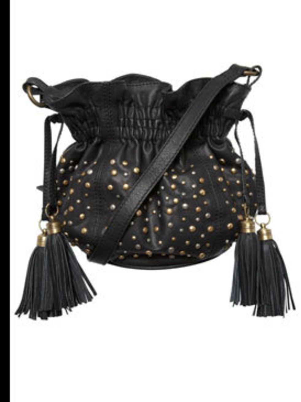 <p>Black bucket bag, £40, by <a href="http://www.oasis-stores.com/pws/Home.ice">Oasis</a></p>