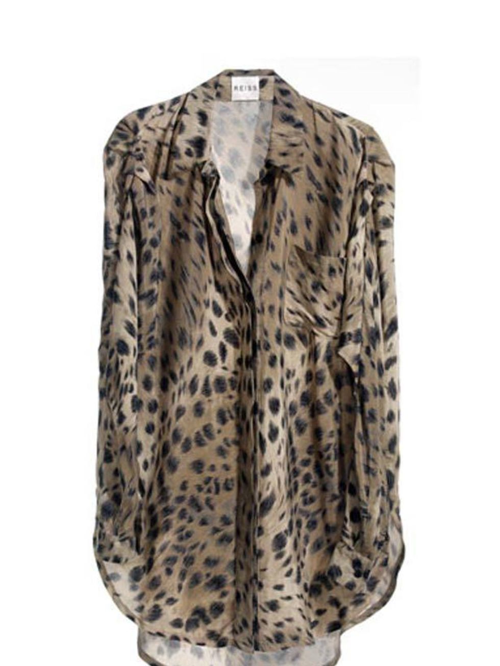 <p>Reiss sheer blouse, £110, call 0207 473 9630 for stockists</p>