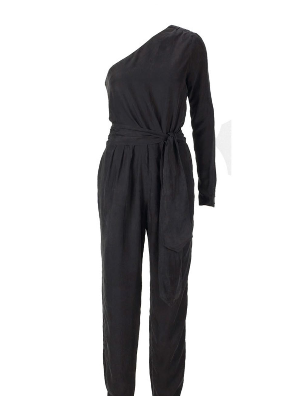 <p>One sleeved jumpsuit, £169, by <a href="http://www.reiss.co.uk/shop/womens/casual_trousers/jagger/black/">Reiss</a></p>