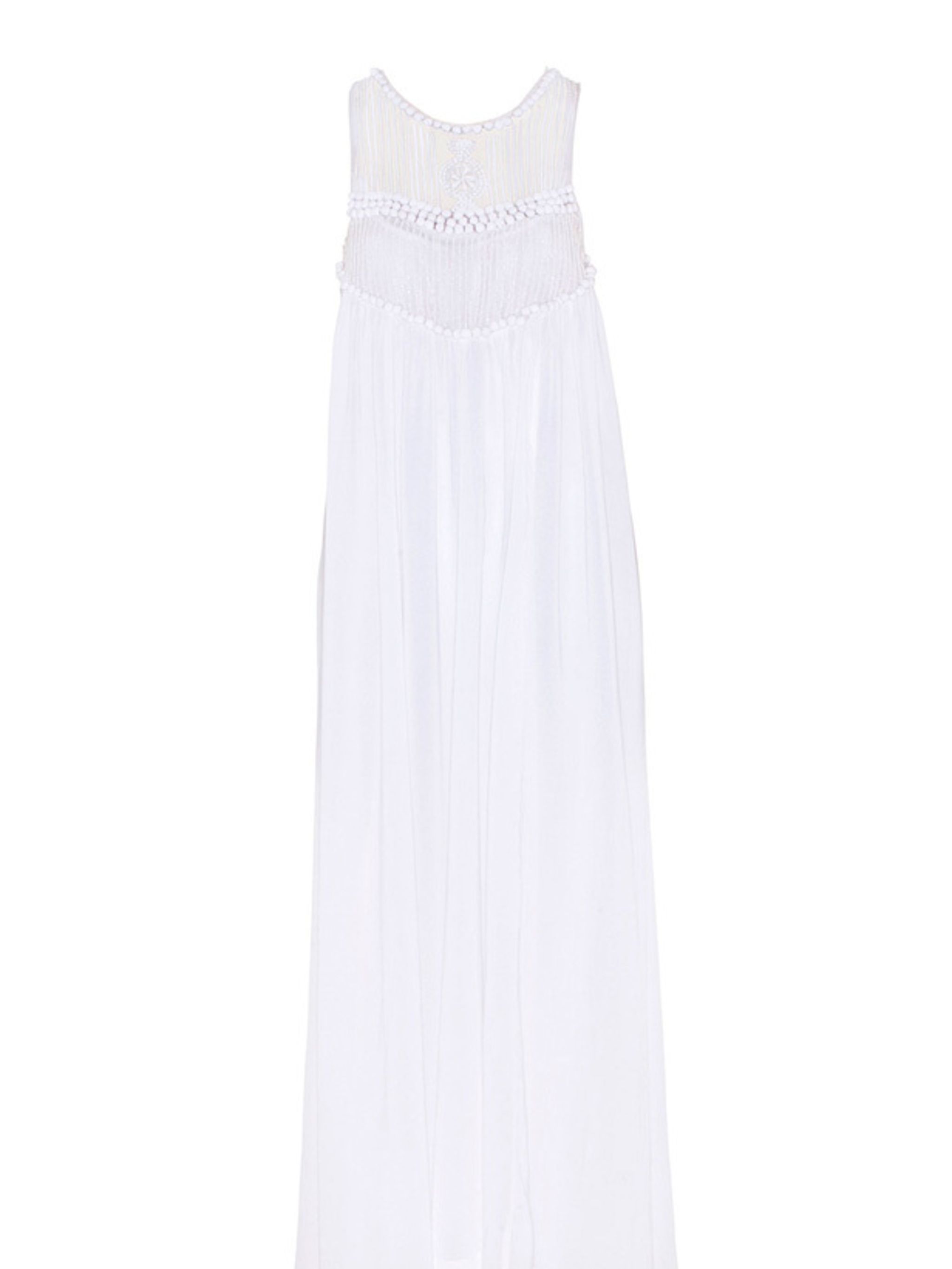 white cotton maxi dress uk