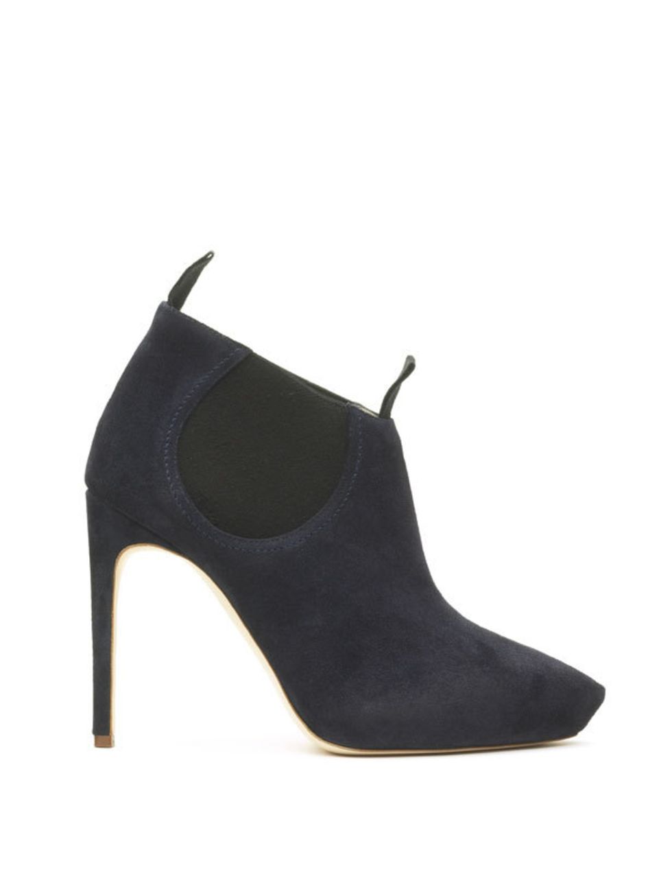 <p>Rupert Sanderson suede Chelsea boots, £625, for stockists call 020 7491 2220</p>